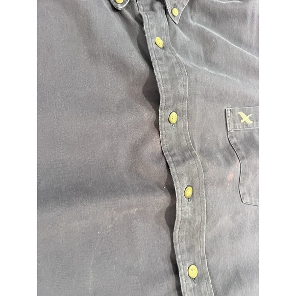 Vintage Eddie Bauer Shirt Men's Size XL Tall MT Blue Long Sleeve - Picture 5 of 16